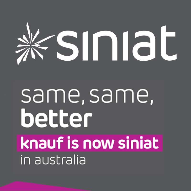 Knauf becomes Siniat in Australia